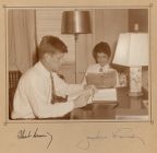 John F. Kennedy and wife, Jacqueline